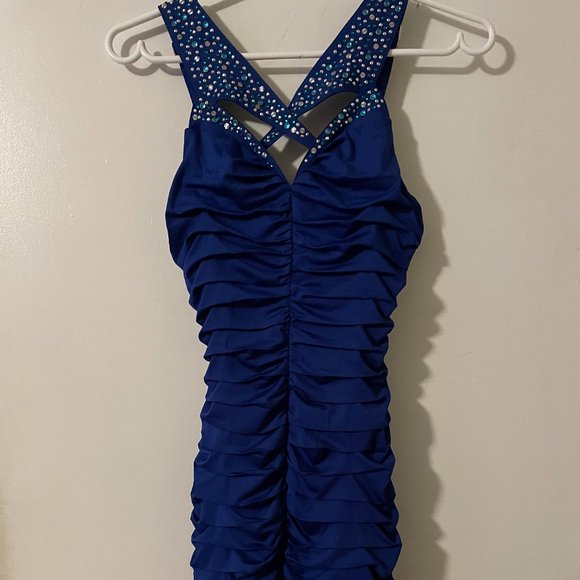 Blue Party/Clubbing dress - Picture 1 of 9